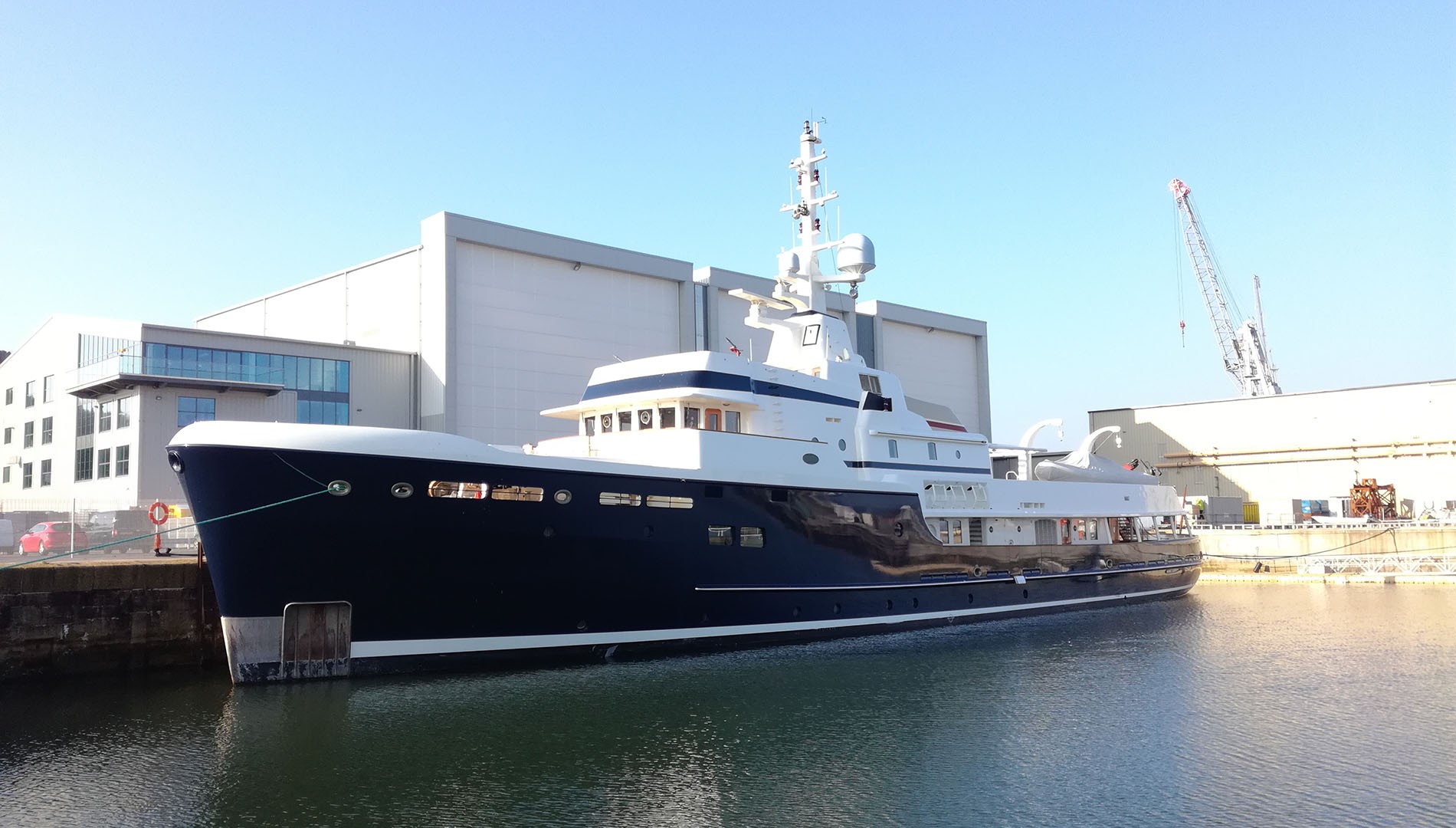 STEEL Yacht Charter Details, Pendennis CHARTERWORLD Luxury Superyachts